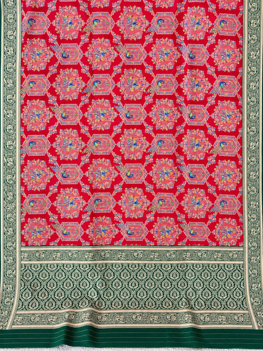 Karwa Chauth Special Printed Silk Saree