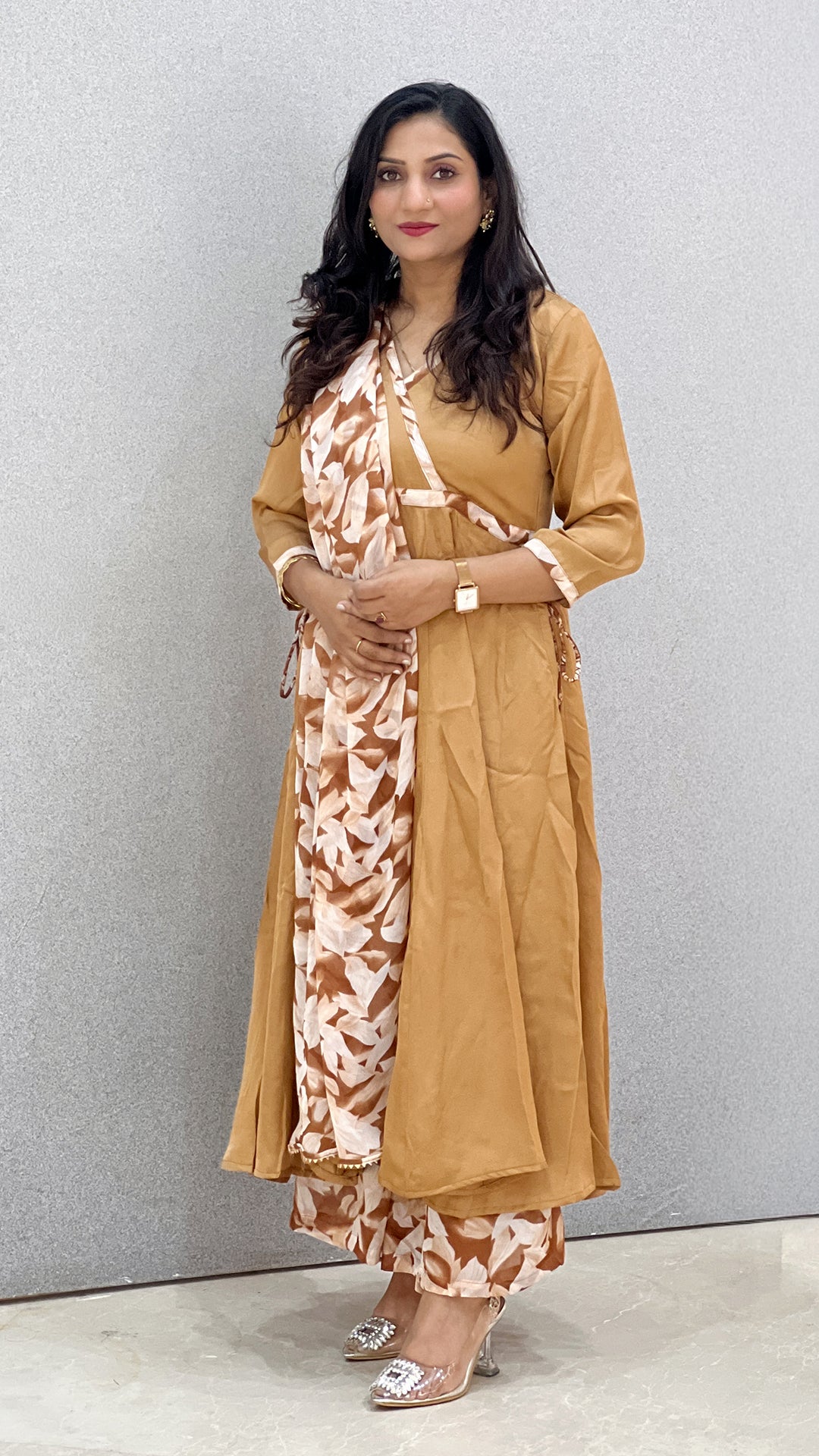 Golden Flaired Suit