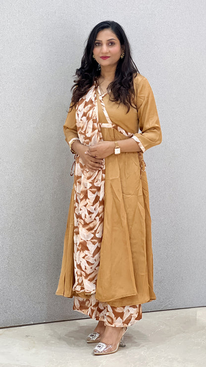 Golden Flaired Suit