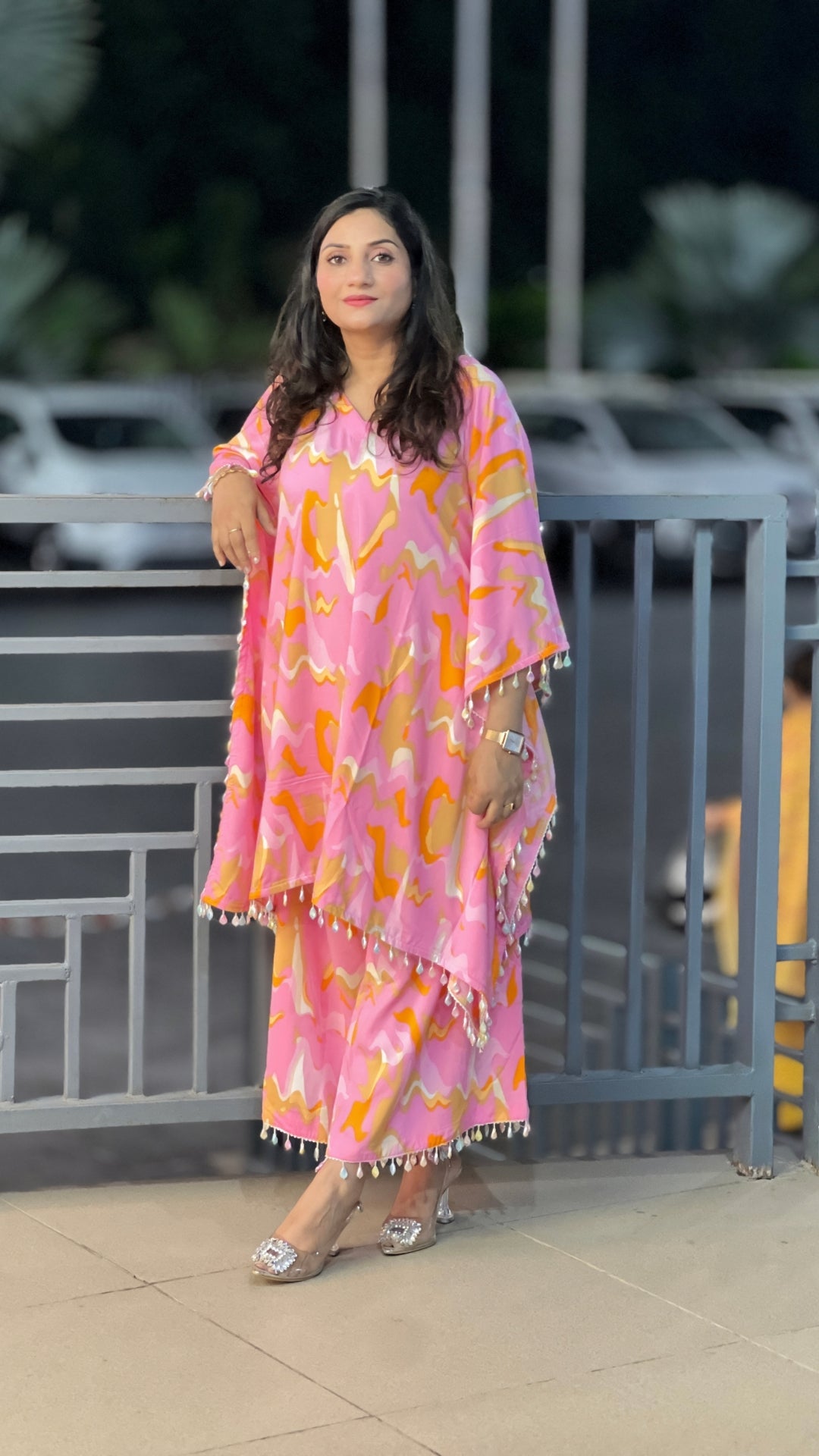 Kaftan Palazzo Set – Premium Rayon Co‑ord for Women