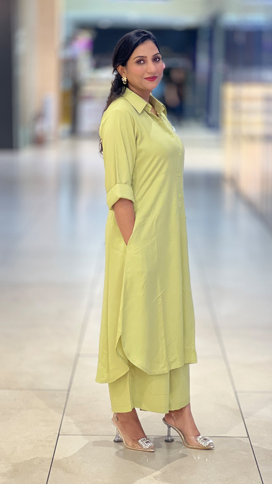 Shirt Kurti Palazzo Set
