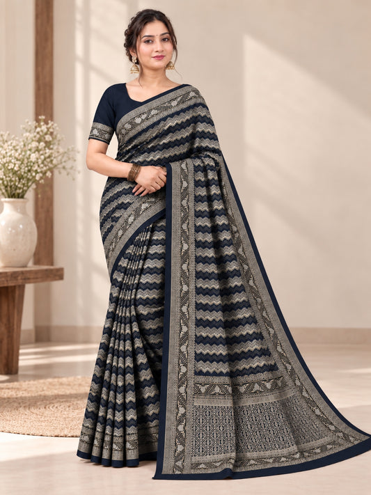 Black Silk Banarasi Saree – Timeless Luxurious Elegance