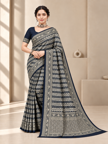 Black Silk Banarasi Saree – Timeless Luxurious Elegance