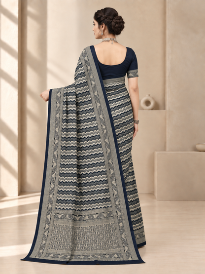 Black Silk Banarasi Saree – Timeless Luxurious Elegance