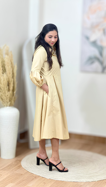 Cotton Bloom Floral Shirt Dress – Effortless Boho Everyday Ethnic (S–5XL)