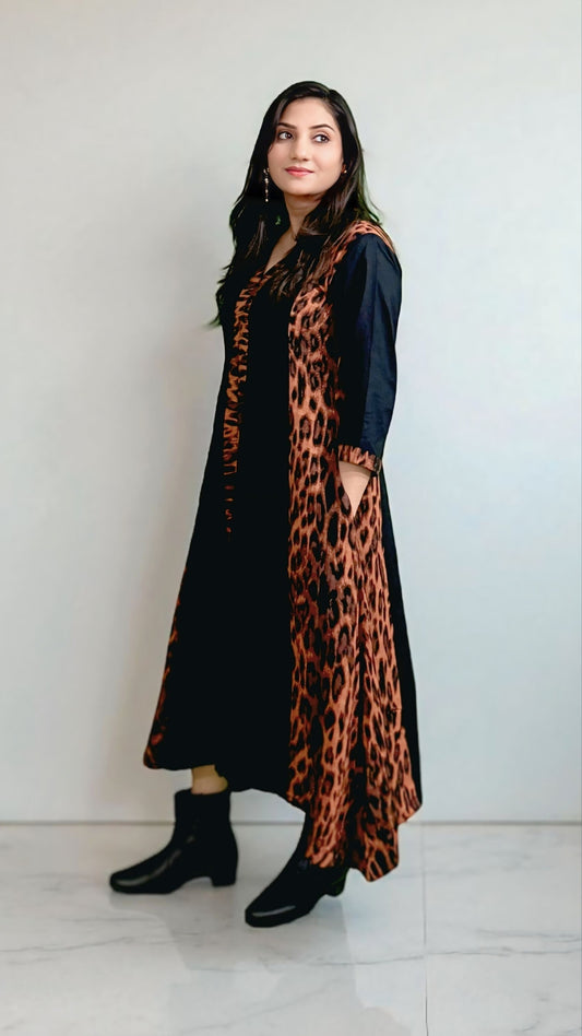 Wild Elegance Flared Dress