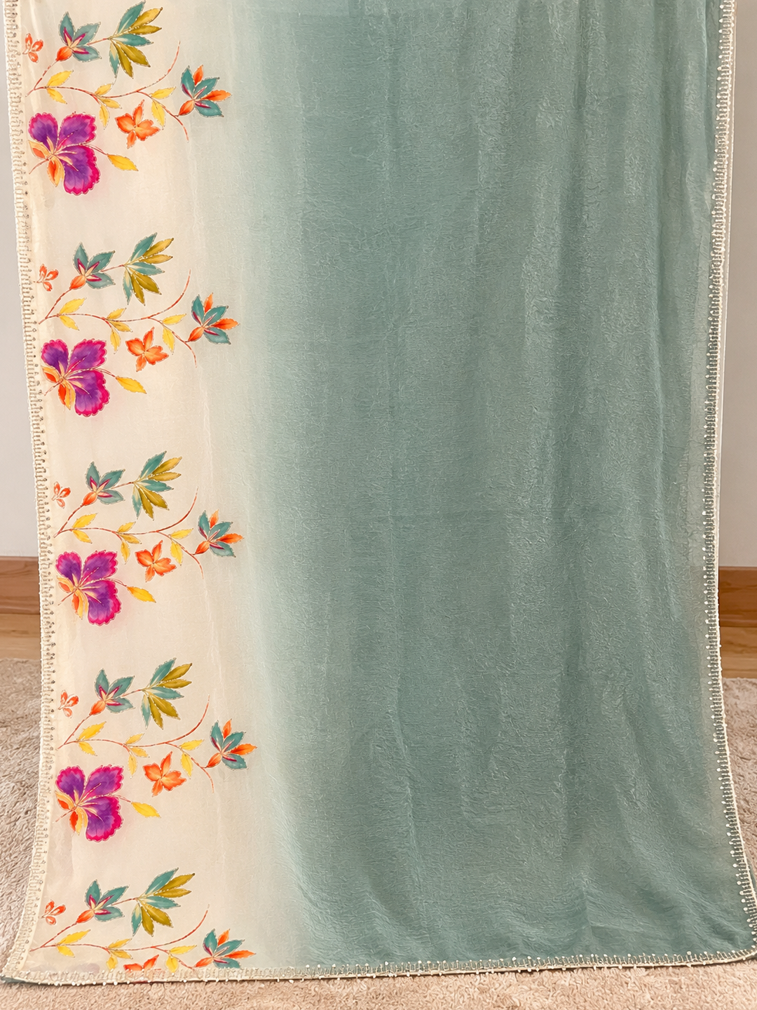 Crush Fandy Silk Saree