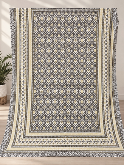 Jaipuri Cotton Bedsheet – 108 × 108 Inches