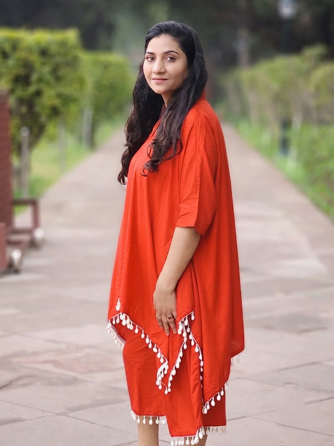 Cotton Vibrant Kaftan Capri Palazzo Set – Bold Comfort Co-Ord Elegance (S–5XL)