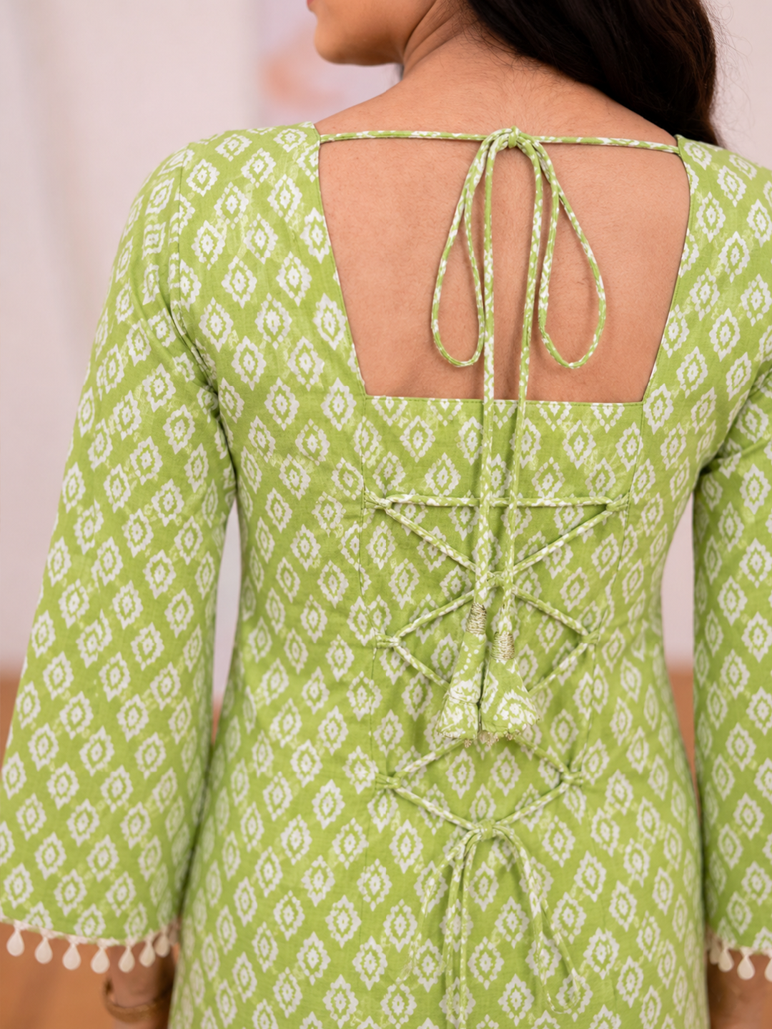 Cotton Lime Green Kurti – Vibrant Fresh Everyday Charm(Only Kurti) (S–5XL)