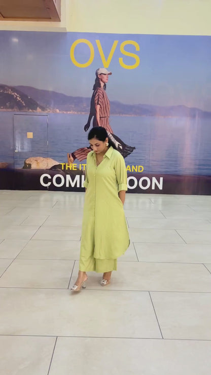 Shirt Kurti Palazzo Set