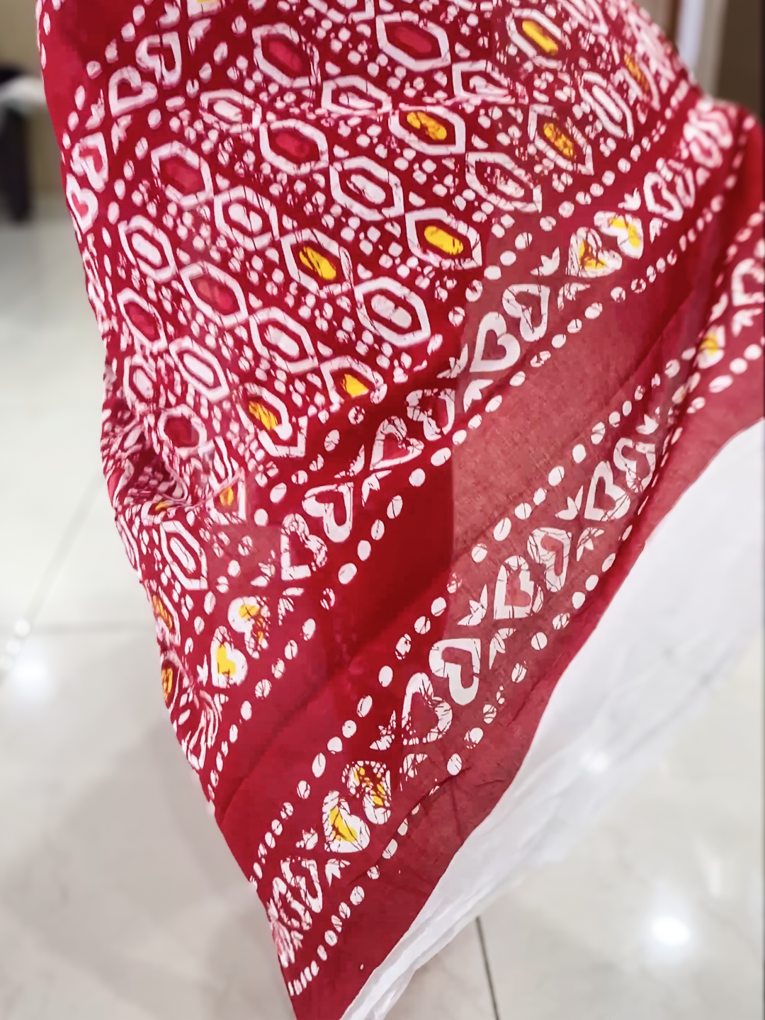 Cotton Breezy Bloom Mal Saree – Airy Floral Everyday Elegance
