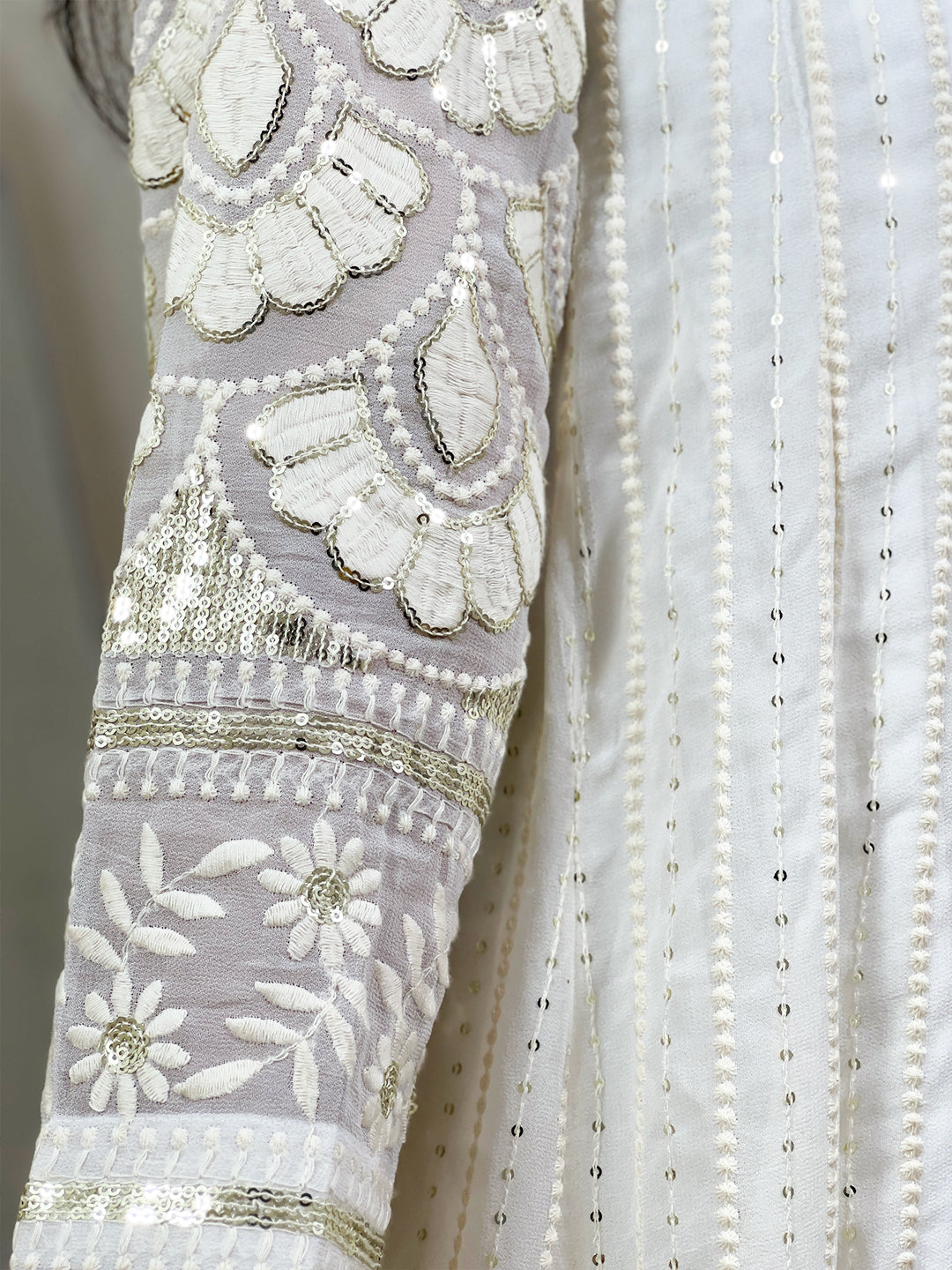 Georgette Anarkali Kurta Set – Flowy Elegant Festive Ethnic (S–5XL)