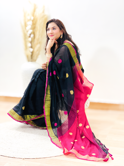 Cotton Mal Cotton Saree – Heritage Women Everyday Ethnic Elegance