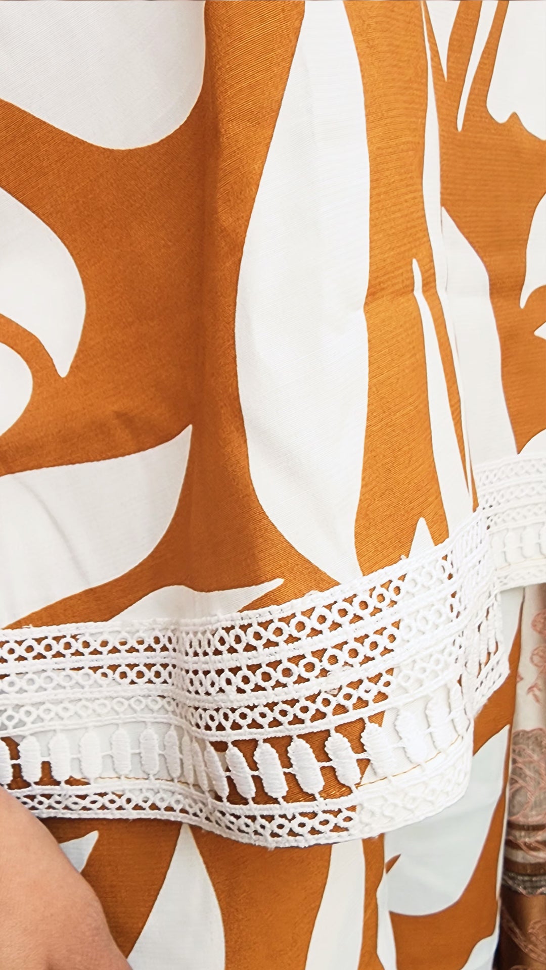Women’s Printed Top & Palazzo Co-ord Set – Mustard Crepe Fabric- Vacation Vibes (S–5XL)